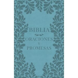 NVI Biblia Oraciones y Promesas aguamarina