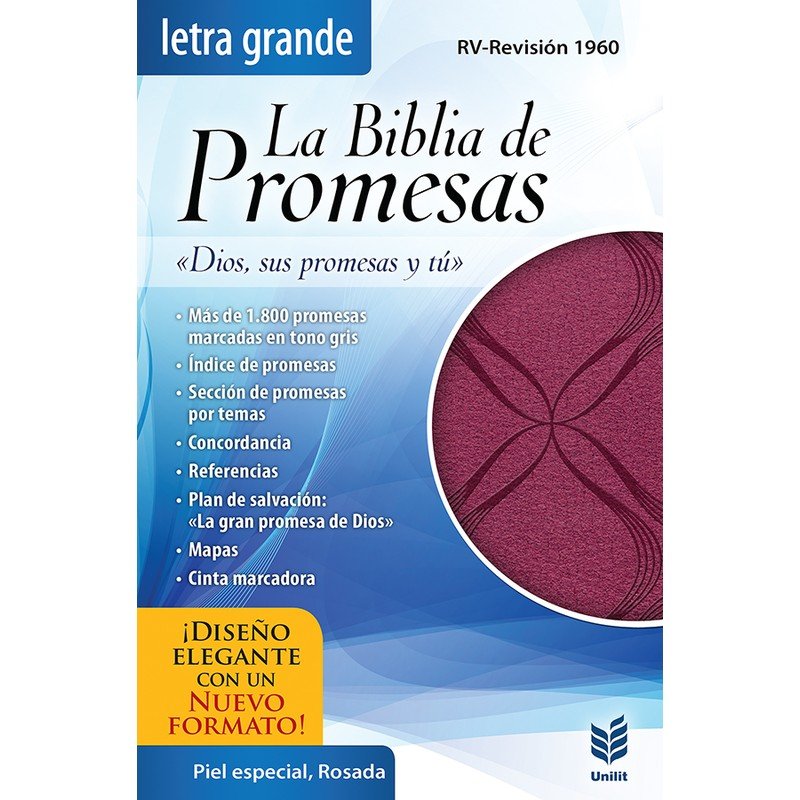 RV60 Biblia LG de Promesas Fucsia 1 RV60 Biblia LG de Promesas Fucsia