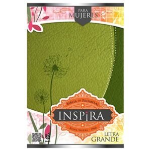 Biblia De Promesas Inspira /RVR60/Letra Grande/Piel Especial Verde/Indice