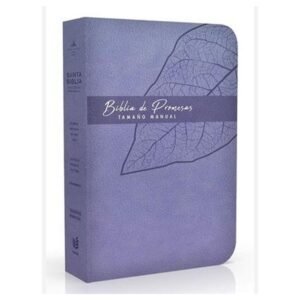 Biblia De Promesa RVR60/Tamaño Manual/Piel Especial/Lavanda