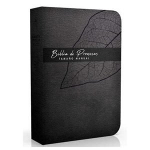 Biblia De Promesa RVR60/Tamaño Manual/Piel Especial/Negro