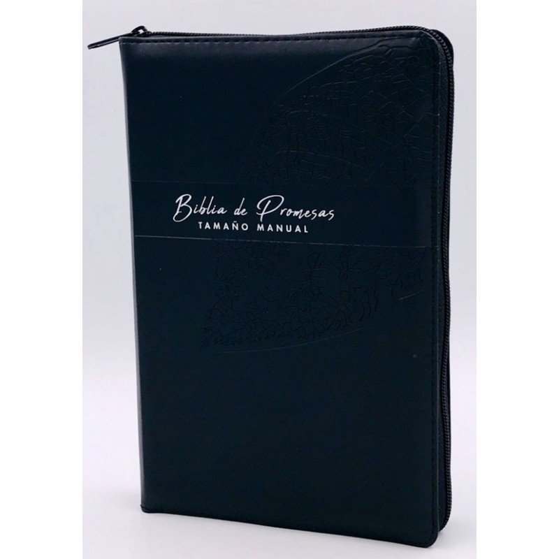 Biblia De Promesa Manual Piel Negro Letra Grande RVR60 Cierre 1 Biblia De Promesa Manual Piel Negro Letra Grande RVR60 Cierre