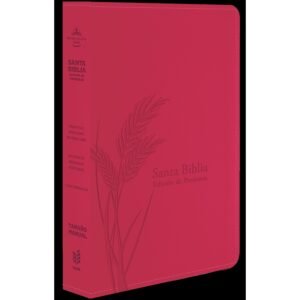 Biblia RVR 1960 Promesas Letra Grande Tamaño Manual Rosada Cierre con Índice