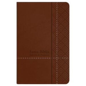 Biblia RVR 1960 Promesas Letra Grande Tamaño Manual Café con Cierre
