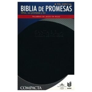 Biblia/RVR60/Promesas/Compacta/Deluxe/Negro