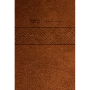 Biblia de Promesas RVR60 Letra Gigante Café Con Cierre