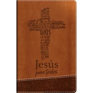 Biblia de Promesas RVR 1960 Jesús para todos Letra Grande Café