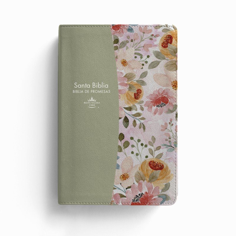 Biblia RVR 1960 De Promesas Verde Flores 1 Biblia RVR 1960 De Promesas Verde Flores