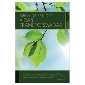 Biblia de estudio vidas transformadas / Tapa dura