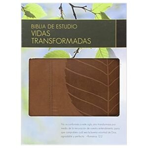 Biblia de estudio vidas transformadas
