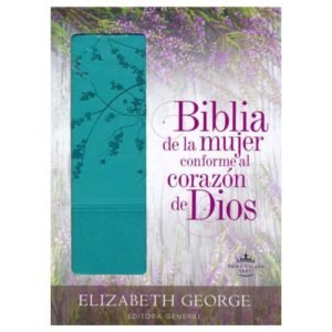 RV60 Biblia de la mujer conforme al corazón de Dios, Aguamarina