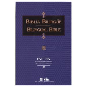 Biblia Bilingue/NVI-NIV/Piel/Vinotinto