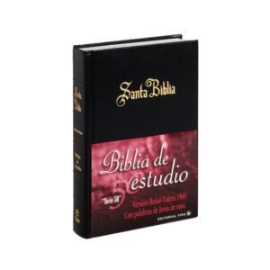 Biblia De Estudio/RVR/Serie 50/Tapa Dura/Indice/Negro