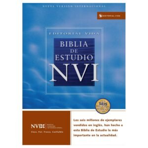 Biblia De Estudio/NVI/Imitacion Piel/Indice/Negro