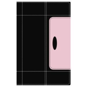 Biblia De Estudio/NVI/Vida Plena/Personal/Negro/Rosa