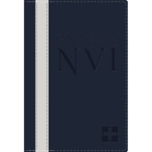 Biblia/NVI/Edicion Conmemorativa/Piel/Azul-Gris