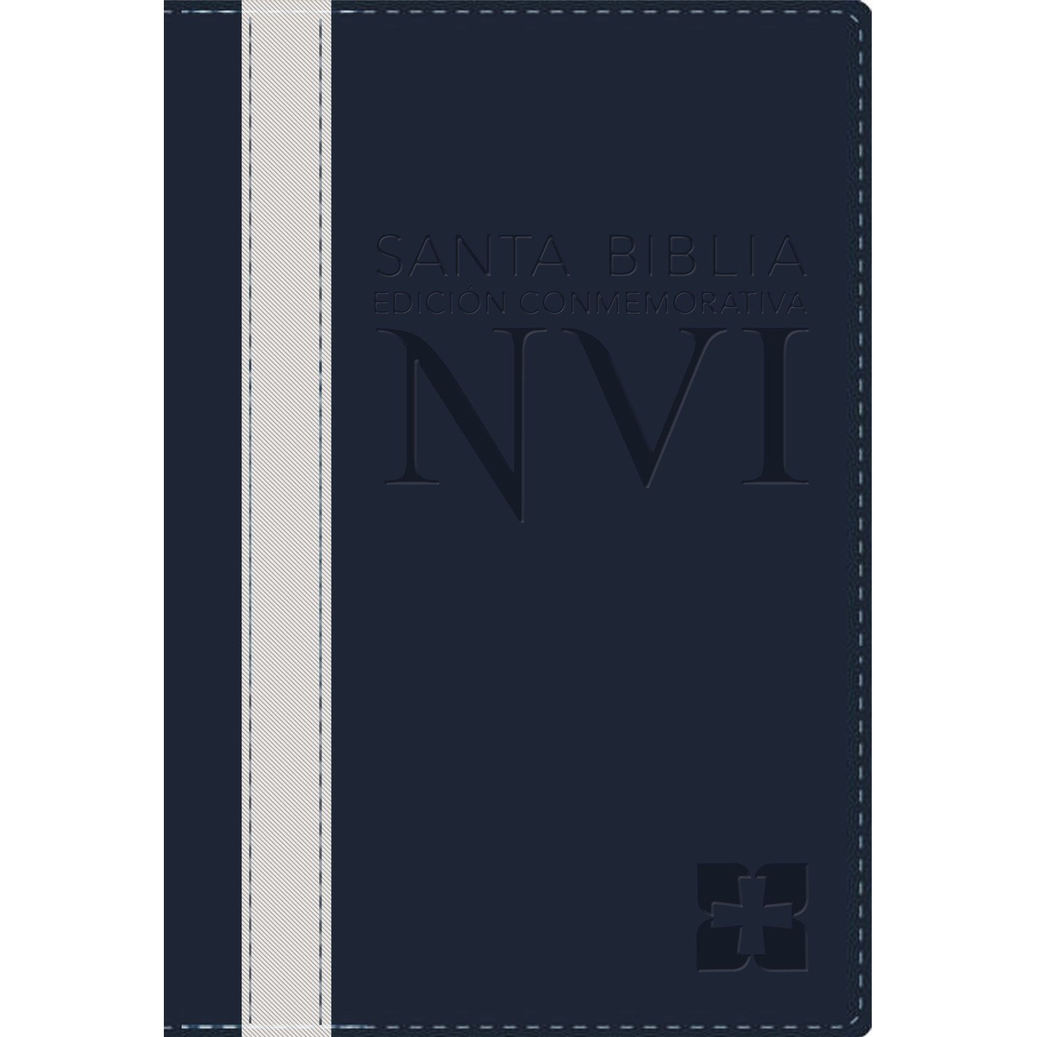 Biblia/NVI/Edicion Conmemorativa/Piel/Azul-Gris 1 Biblia/NVI/Edicion Conmemorativa/Piel/Azul-Gris