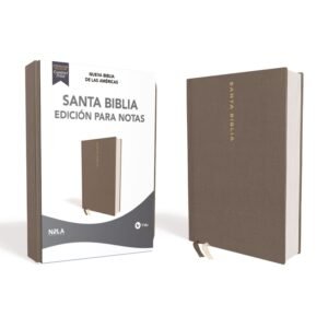 Biblia NBLA/Para Notas/Letra 10/Tapa Dura/Gris