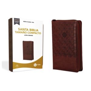 Biblia RVR60/Compacta/Letra Grande/Cafe/Cierre
