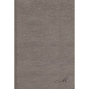 NBLA Biblia de Estudio MacArthur, Tapa Dura/Tela, Gris, Interior a dos colores