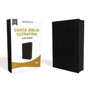 Biblia/RVR60/Ultrafina/LG/Piel/Cierre/Interior Dos Colores/Negro