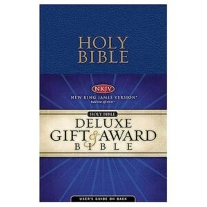 Biblia/NKJV/Ingles/Premios Y Regalos/Vinilo/Azul