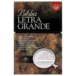 RV60 Biblia Letra Grande. Símil piel. Forrada.