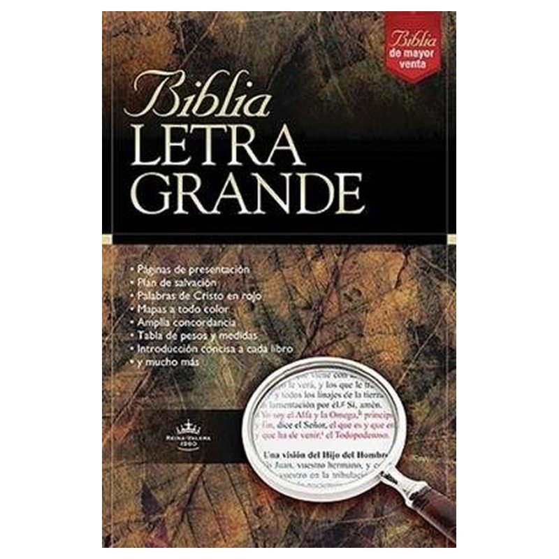 RV60 Biblia Letra Grande. Símil piel. Forrada. 1 RV60 Biblia Letra Grande. Símil piel. Forrada.