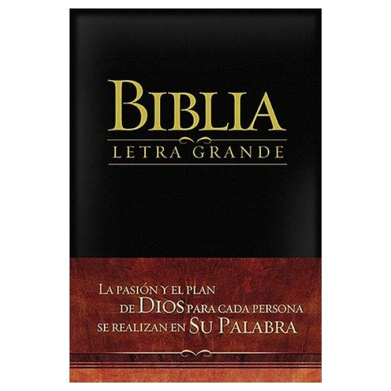 Biblia Letra Grande RV 1909 Piel especial negra 1 Biblia Letra Grande RV 1909 Piel especial negra