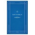 Reina Valera 1960 Biblia, tapa rústica azul