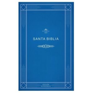 Reina Valera 1960 Biblia, tapa rústica azul