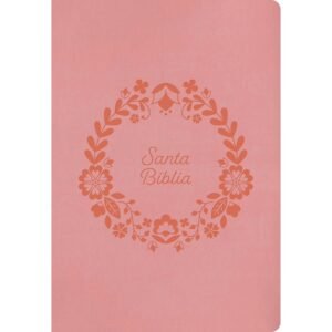 RVR 1960 Biblia para Evangelio regalos y premios rosa simil piel