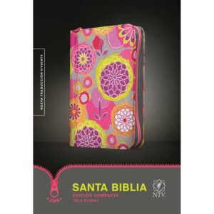 Biblia NTV Compacta. Tela floral. Cierre