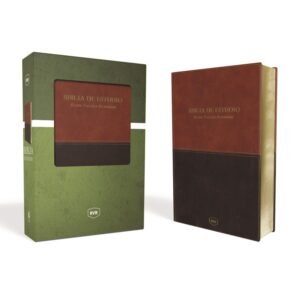 RVR Biblia de estudio imitación piel café