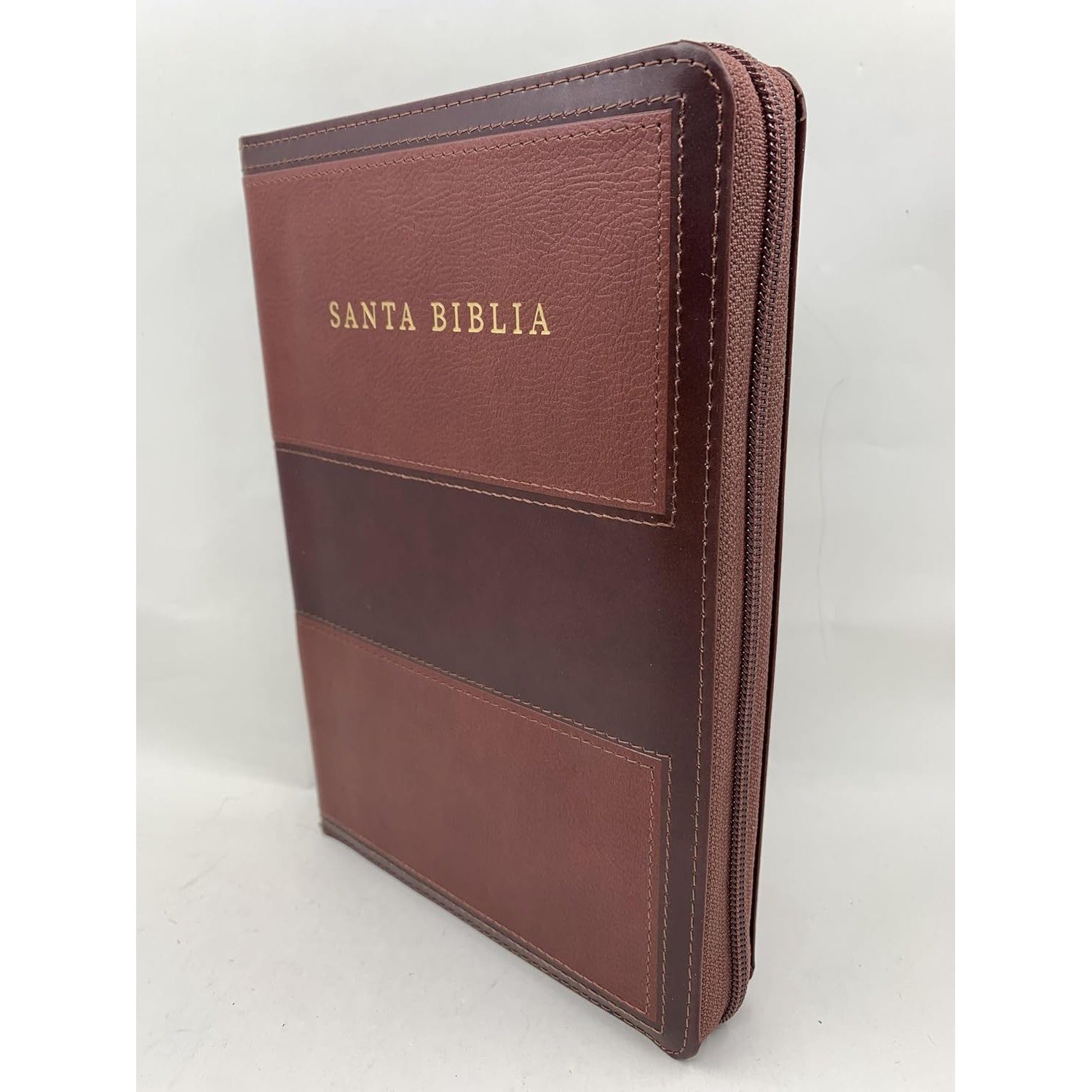 Biblia RVR60 Manual Letra Grande Símil Piel Café con Índice y Cierre 1 Biblia RVR60 Manual Letra Grande Símil Piel Café con Índice y Cierre