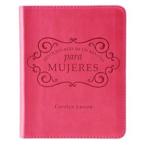Devocionales de un minuto para mujeres/cuero/rojo