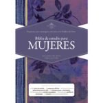 Biblia de Estudio para Mujeres RVR 1960 – Tapa Dura Azul Floreado