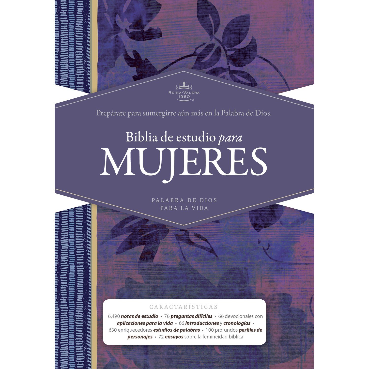 RV60 Biblia de estudio para Mujer TD Azul Floreado 1 RV60 Biblia de estudio para Mujer TD Azul Floreado