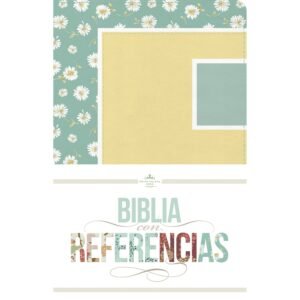 RV60 Biblia de referencias Margarita Turquesa