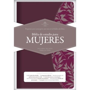 RV60 Biblia de Estudio para Mujeres Vinotinto Fucsia