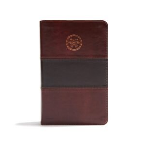 Biblia Peshita/Semi Piel/Caoba Duotono