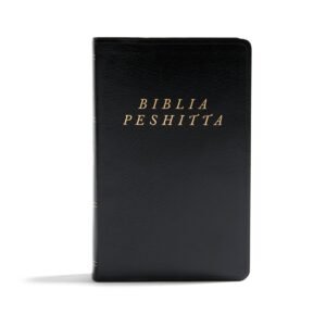 Biblia Peshitta, negro imitación piel con índice: Revisada y aumentada