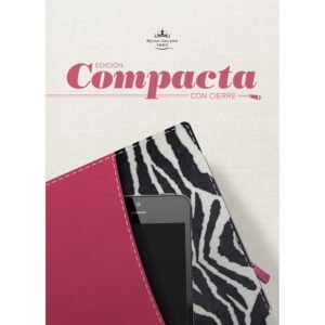 Biblia compacta con cierre RVR 60 Zebra