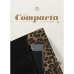 RV60 Biblia compacta con cierre Leopardo símil piel