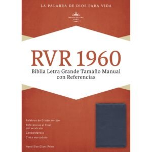 Biblia letra grande tamaño manual con referencias RVR60