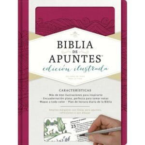 RV60 Biblia de Apuntes Ilustrada fucsia TD