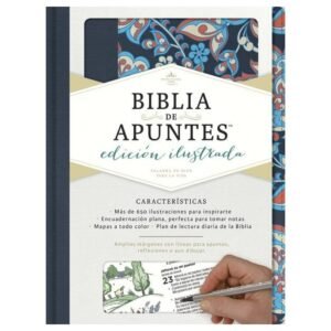 RVR60 Biblia de apuntes azul- rosada TD