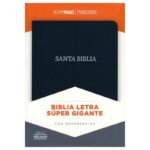 Biblia RVR 60 LSG negra Simil piel