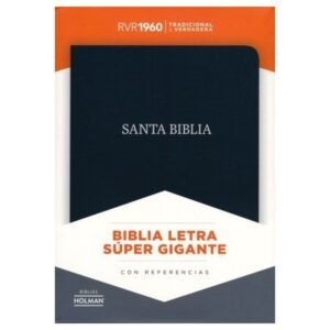 Biblia RVR 60 LSG negra Simil piel