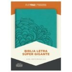 RV60 Biblia Letra Super Gi Aqua, Simil Piel
